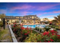 Stunning pool and patio area with mountain views at 9701 E Happy Valley Rd # 10, Scottsdale, AZ 85255