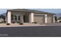 Charming single-story home with a neutral color palette, desert landscaping, and a convenient two-car garage at 22861 E Alyssa Rd, Queen Creek, AZ 85142