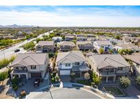 Aerial view of a residential neighborhood showcasing a variety of homes at 3943 E Canyon Pl, Chandler, AZ 85249