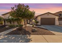 Beautiful desert landscaping and charming curb appeal at 3415 E Sports Dr, Gilbert, AZ 85298