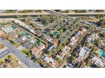 Aerial view showing the community and surrounding area at 4540 N 44Th St # 41, Phoenix, AZ 85018
