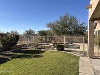 Relaxing backyard oasis featuring a sparkling pool and spa at 4047 E Pullman Rd, Cave Creek, AZ 85331