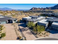 Luxury home community with modern houses and mountain views at 12387 E Black Rock Rd, Scottsdale, AZ 85255