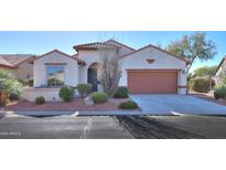 Single-story home with desert landscaping and two-car garage at 5491 W Pueblo Dr, Eloy, AZ 85131