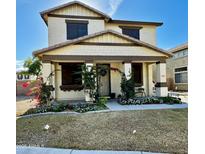 Two-story home with landscaping and a covered porch at 3675 E Parkview Dr, Gilbert, AZ 85295