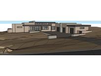 Modern home design with clean lines and large windows at 10443 E Scopa Trl, Scottsdale, AZ 85262