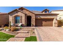 Beautiful desert landscape and a charming house with a two-car garage at 1820 N Bernard --, Mesa, AZ 85207