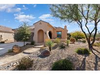 Single-story home with desert landscaping and a two-car garage at 20515 N 274Th Ln, Buckeye, AZ 85396