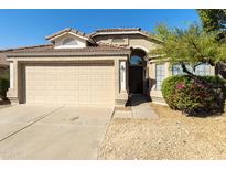 Single-story house with a two-car garage and landscaped yard at 6602 W Prickly Pear Trl, Phoenix, AZ 85083