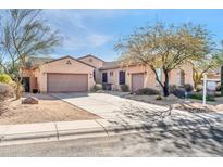 Single-story home with two-car garage and desert landscaping at 4113 E Burnside Trl, Cave Creek, AZ 85331