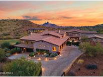 Luxury estate home on a hilltop with mountain and sunset views at 16117 E Shooting Star Trl, Fountain Hills, AZ 85268