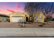Single-story home with a two-car garage and landscaped front yard at 3082 E Jade Ct, Chandler, AZ 85286