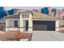 Single-story home with a two-car garage and desert landscaping at 25437 W Graham Trl, Buckeye, AZ 85326