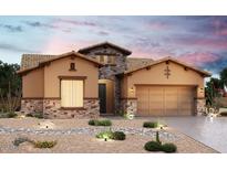 Beautiful stucco home with stone accents and a two-car garage at 20110 W San Juan W Ave, Litchfield Park, AZ 85340