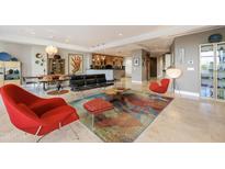 Mid-century modern living room with open floor plan at 2211 E Camelback Rd # 201, Phoenix, AZ 85016