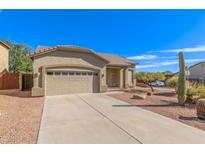 Single-story house with a two-car garage and desert landscaping at 2355 N Cabot --, Mesa, AZ 85207