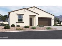 One-story home with brown garage door and desert landscaping at 24098 W Sunland Ave, Buckeye, AZ 85326