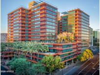Modern high-rise building with city views and palm trees at 4808 N 24Th St # 1123, Phoenix, AZ 85016