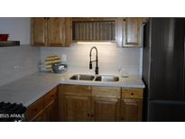 Modern kitchen with stainless steel appliances at 5031 W Flynn Ln, Glendale, AZ 85301