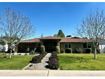 Ranch style home with mature trees and landscaped yard at 3213 N 41St Pl, Phoenix, AZ 85018