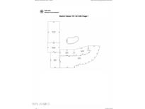 Plot plan showing the layout of the house and pool at 6726 E Shea Blvd, Scottsdale, AZ 85254