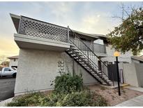 Building exterior showcasing stairs and balcony at 1051 N 84Th Pl, Scottsdale, AZ 85257