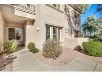 Attractive exterior of condo with walkway and landscaping at 11000 N 77Th Pl # 1004, Scottsdale, AZ 85260