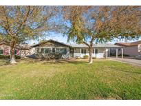 Charming single-story home featuring a well-maintained front yard and mature trees at 1632 E Maryland Ave, Phoenix, AZ 85016