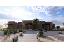 Modern home exterior with desert landscaping at 9235 E Vista Dr, Scottsdale, AZ 85262