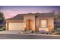 Single-story home with Spanish-style tile roof and desert landscaping at 7658 W Cactus Wren Way, Florence, AZ 85132