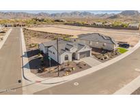 New home community with mountain views and desert landscaping at 18897 N 264Th Ln, Buckeye, AZ 85396