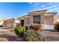 Single-story house with a two-car garage and desert landscaping at 2970 E Brooks St, Gilbert, AZ 85296