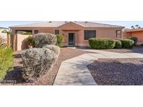 Single-story home with landscaped walkway and desert landscaping at 17216 E Salida Dr # B, Fountain Hills, AZ 85268