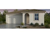 One-story home with tile roof, attached garage, and desert landscaping at 25298 N 172Nd Ln, Surprise, AZ 85387