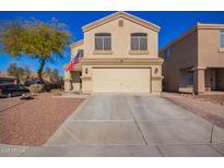 Two-story house with a large driveway and landscaped front yard at 11830 W Avenida Del Sol --, Sun City, AZ 85373