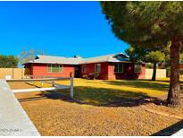 Ranch style home with spacious yard and mature trees at 50530 W Mockingbird Ln, Maricopa, AZ 85139