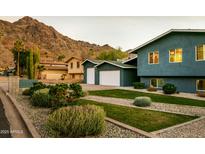 Stunning two-story home with landscaped yard and mountain views at 2221 E Belmont Ave, Phoenix, AZ 85020