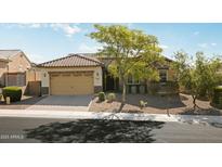 Beautiful single-story home with a well-maintained front yard and a two-car garage at 26921 N 100Th Ave, Peoria, AZ 85383