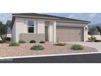 Single-story home with two-car garage and desert landscaping at 47733 W Moeller Rd, Maricopa, AZ 85139