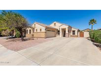 Single-story house with a two-car garage and desert landscaping at 29127 N Mountain View Rd, San Tan Valley, AZ 85143