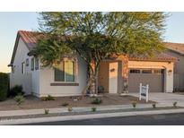 Charming single-story home with a desert landscape, covered entry, and a two-car garage at 20407 W Calle Encorvada --, Buckeye, AZ 85396