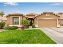 Charming single-story home with a well-manicured lawn and inviting curb appeal at 3790 S Velero St, Chandler, AZ 85286