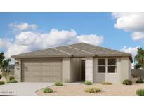 Charming one-story home features a neutral color palette and a two-car garage at 2384 E Spur Dr, San Tan Valley, AZ 85140