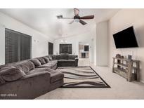 Spacious living room with comfortable sectional sofa and stylish area rug at 12530 W Jackson St, Avondale, AZ 85323