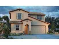 Charming two-story home with desert landscaping and a two-car garage at 12219 W Caraveo Pl, Peoria, AZ 85383