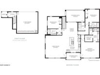 Detailed floor plan showcasing the layout of the home, including room dimensions and features at 2121 W Sonoran Desert Dr # 70, Phoenix, AZ 85085