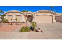 Charming single-story home with a desert-landscaped front yard and attached two-car garage at 5462 W Geronimo St, Chandler, AZ 85226