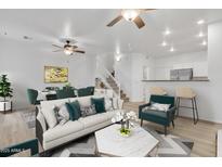 Bright living room with modern furnishings and an open floor plan at 6710 E University Dr # 167, Mesa, AZ 85205