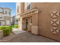 Inviting front entrance with a decorative wreath and well-maintained landscaping at 4186 E Jasper Dr, Gilbert, AZ 85296