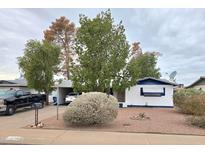 Charming single-story home featuring a well-maintained yard and an attached carport at 1508 S Grand Dr, Apache Junction, AZ 85120